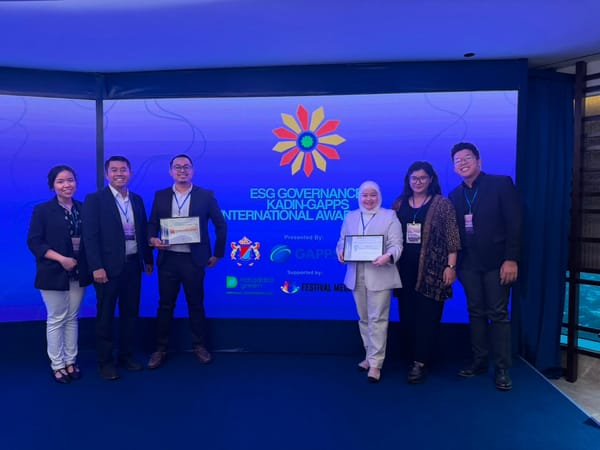 United Tractors Raih Dua Penghargaan ESG Governance KADIN-GAPPS International Awards 2026
