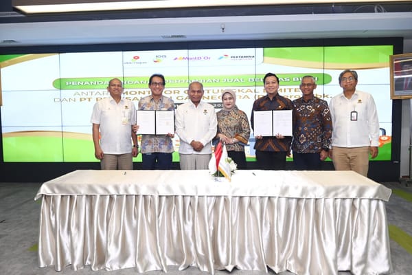 Perkuat Pasokan Gas Bumi, PGN Tandatanganani PJBG dari WK Tungkal