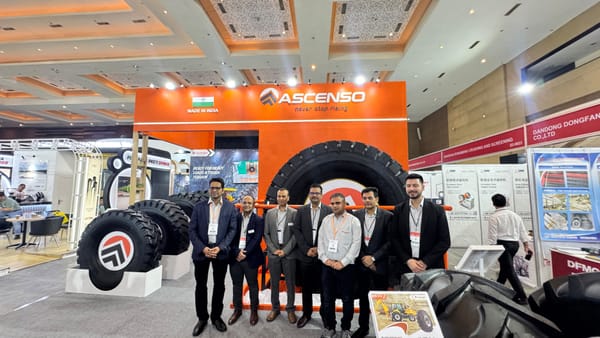 Ekspansi Bisnis Tambang, Ascenso Pamerkan Ban Radial OTR 49 Inci di Mining Indonesia 2026