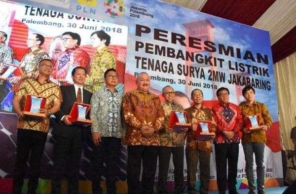 PLTS Jakabaring Perkuat Jaringan Listrik Pelaksanaan Asian Games 2018