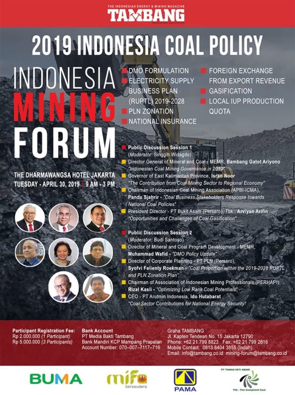 IMF 2019: Proyeksi Kebijakan Batu Bara Nasional Pasca Pilpres 2019