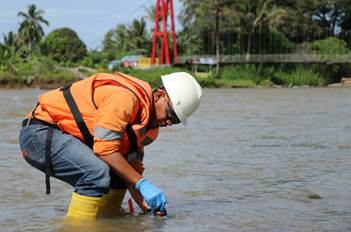 Air Sisa Proses Tambang Emas Martabe Penuhi Baku Mutu