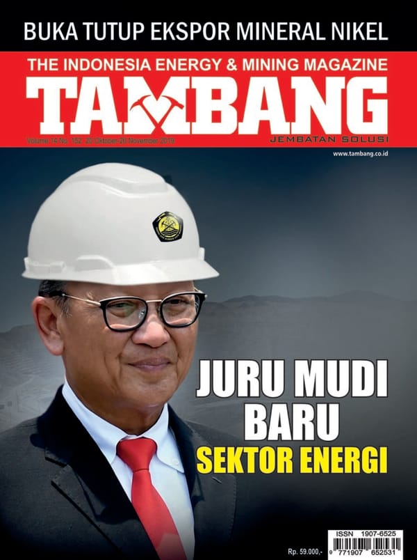 Majalah TAMBANG Edisi bulan Oktober-November 2019