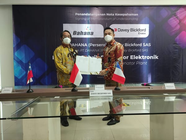 DAHANA Siap Dirikan Pabrik Detonator Elektronik Pertama di Indonesia