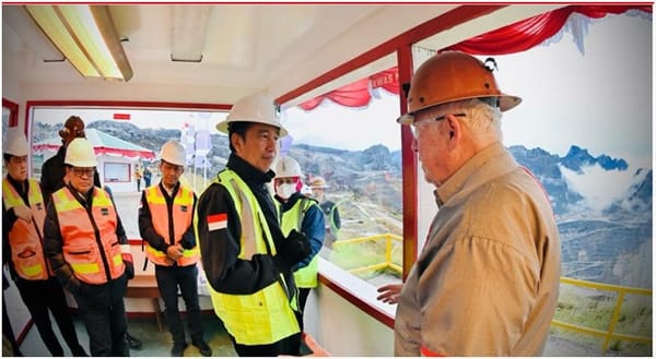 Jokowi Kunjungi Tambang Grasberg, Menteri Erick: Momentum Bersejarah