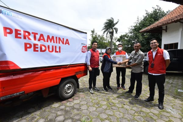 Gercep, Pertamina Kirim Bantuan Sembako dan Tim Medis untuk Korban Gempa Cianjur