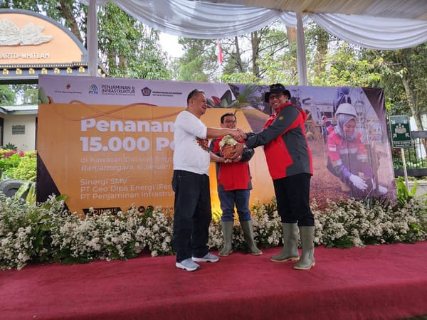 Tanam 15.000 Pohon di Banjarnegara, GeoDipa dan PII Banjir Apresiasi