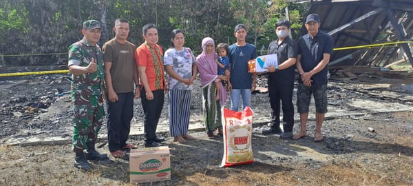 VALE Serahkan Bantuan untuk Korban Kebakaran di Desa Puubunga Kolaka Sultra