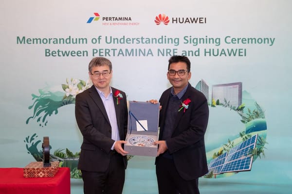 Pertamina NRE Gandeng Huawei Technologies Co., Ltd Untuk kembangkan EBT Dan Smart Grid