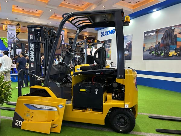 Hadir Di Pameran Forklift Indonesia 2025, XCMG Tampilkan Forklift Listrik "Kunpeng"