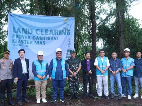 Land Clearing Dimulai, Proyek Strategis Gasifikasi Nias Siap Dibangun